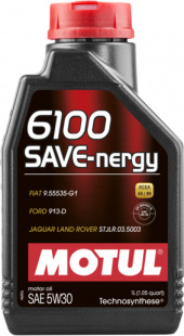 MOTUL 6100 Save-nergy 5w30  SL/CF   1 л (масло полусинтическое) 107952 фото 95473