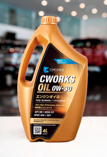 CWORKS OIL  0W30  SPEC 504/507   4 л (масло моторное синтетическое) фото 125421