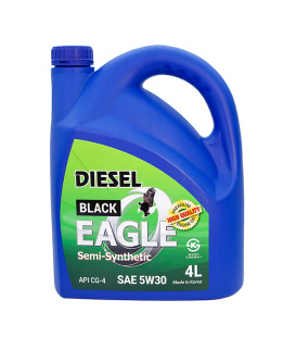 Масло дизельное BLACK EAGLE Diesel Semi-Syn. 5W30 API CG-4  4L фото 123244