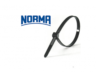 Стяжка пластиковая черная "Norma" 9х780 фото 107168