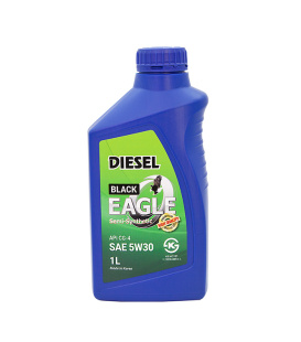 Масло дизельное BLACK EAGLE Diesel Semi-Syn. 5W30 API CG-4  1L фото 123245