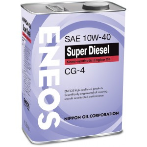 ENEOS Super Diesel 10w40  CG-4  6 л (масло полусинтетическое) фото 91356