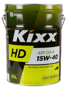 KIXX D HD 15w40  CG-4 дизель 20 л (масло полусинтетическое) фото 112043