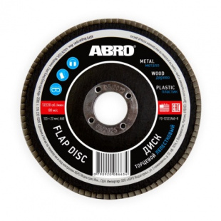 Диск торцевой лепестковый 60 (125 мм х 22,23 мм) ABRO FD-12522A60-R фото 121999