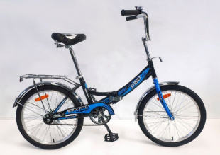 Велосипед BA Street Beat 121 20"; 1s (РФ) (13,5", черный-синий) YF-701CTR фото 122730