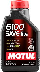 MOTUL 6100 Save-lite 5w20  SN/CF   1 л (масло полусинтетическое) 108009 фото 95890
