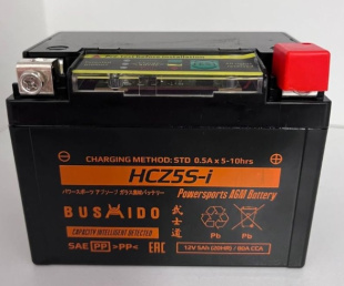 Аккумулятор Мото BUSHIDO HCZ5S-i (5Ah) обр фото 124168