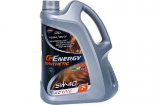 G-Energy Synthetic Active 5w40 SN/CF  5 л (масло синтетическое) фото 113384