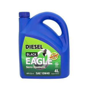 Масло дизельное BLACK EAGLE Diesel Semi-Syn. 10W40 API CG-4  4L фото 123248