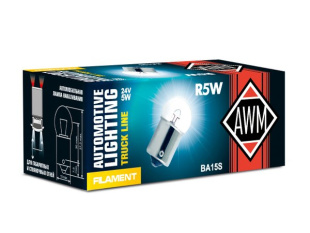 R5W 24v5w AWM 10 шт лампа накаливания  (BA15S) фото 107533
