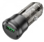 Адаптер в прикуриватель 1USB3.0 Quick Charger, прозрачный черный BOROFONE BZ23 6903