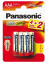 Эл-т питания PANASONIC LR 3 PRO BL6 (бл.4+ 2шт) (мизинчиковые)