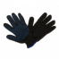 Перчатки  х/б черные двойные (СНЕЖИНКА,ТОЧКА, ЕЛОЧКА) (150)