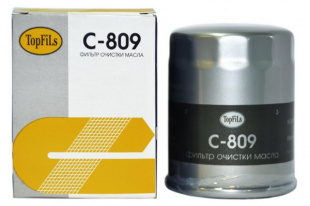 Фильтр маслянный C-809 TopFils Корея фото 87854