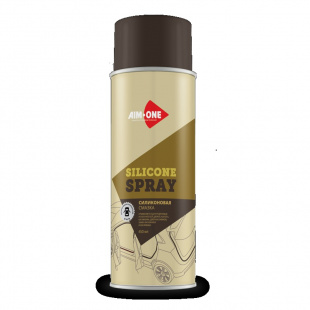Силиконовая смазка AIM-ONE 450 мл (аэрозоль). SILICONE SPRAY 450ML AD-200 фото 120155
