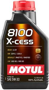 MOTUL 8100 X-cess 5w30  SL/CF, A3/B4   1 л (масло синтетическое) 113528/108944 фото 86908