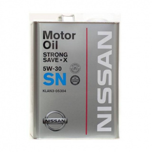 NISSAN Strong Save X 5w30 SN  4 л ж/б KLAP0-00204 (KLAN505304) фото 106488