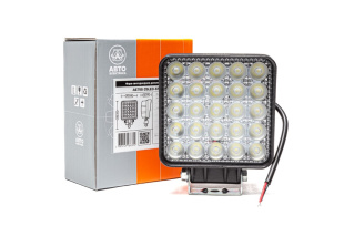Фара LED,  доп., квадратная 110*65*140, направ. свет, 25 LED, крепление по центру, 75 Вт, 10-30 В АЕ фото 135728