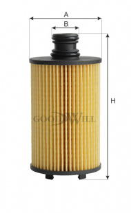 Фильтр масляный OG 121 ECO \КАТР\6721803009\GOODWILL   SSANGYONG New Actyon (EO-29050) (JS. OE14001) фото 100818