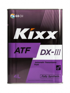 KIXX ATF DX III   4 л (масло для АКПП синтетическое) !!! фото 86132