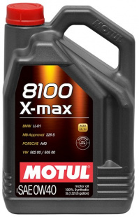 MOTUL 8100 X-Max 0w40  SN, A3/B4   5 л (масло синтетическое) 104533/113223 фото 106663