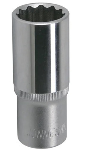 Головка 1/2"DR торцевая глубокая 16мм, 12-гранная S04HD4716 фото 128344
