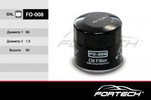 FO-008    FORTECH Ф\ масл\263002Y500    MAZDA:NISSAN:MITSUBISHI  (VIC. C-224)  (MANN. W67/1 , W6018) фото 87646