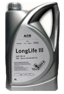 AGR LongLife III 5w30 4л синт фото 135957