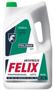 FELIX-40 Prolonger G11 Антифриз зеленый  5 кг г.Дзержинск  фото 112273