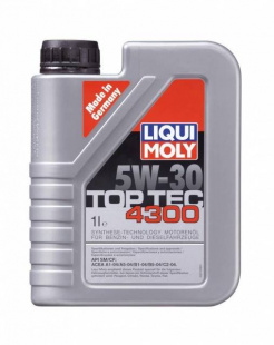 LIQUI MOLY Top Tec 4300  5w30  SN, C2   1 л (масло синтетическое)  8030/2323 фото 106494
