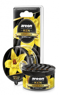 Ароматизатор на панель AREON KEN BLISTER Vanilla Black 704-AKB-16 фото 82912