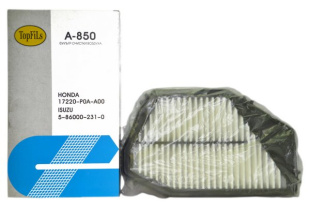 Фильтр воздушный A-850V TopFils Корея фото 88066