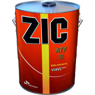 ZIC  ATF 3   20 л (масло синтетическое) фото 88044