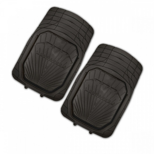 Коврик салона SKYWAY Rain-3 2пр. Ванночка Полиуретановый Черный (п:77*52см) S01701022 фото 123925