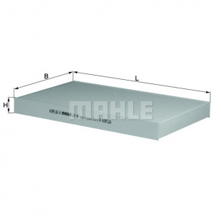 MAHLE Элемент фильтрующий салонного фильтра LA 46 Z0322 (CU 3192) фото 107005