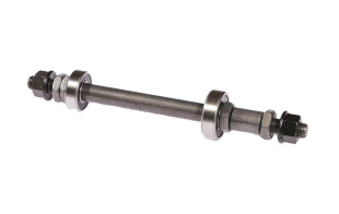 Ось задней втулки под трещотку под гайки, 3/8" x 175мм, с промподшипниками: 6200RS фото 128805
