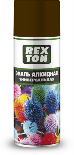 Эмаль коричневая REXTON RT-100.60 520 мл (алкидная,аэрозоль) фото 95247