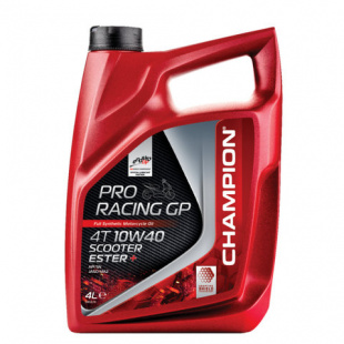 CHAMPION Proracing GP 4T Scooter Ester+ 10W40  SN  4 л (масло синтетическое для мото) 8233845 фото 116169