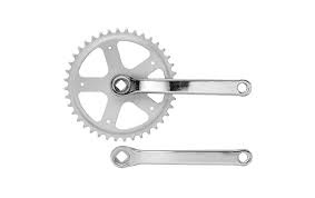 Система TRIX, 1ск., 1/2"х1/8", 46T, сталь, шатуны 170мм, резьба 9/16", под квадрат, хром фото 130746