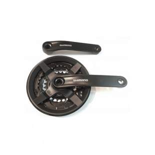 Шатуны Shimano Tourney FC-TY301 24/34/42Т 170 мм чёрные, арт. 580231 фото 101374