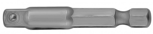 Переходник для механизированного инструмента 1/4"HDRх1/4"DR, 50мм D150ADP14 фото 122636