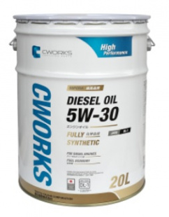 SUPERIA CWORKS DIESEL OIL  5W30  DL-1   20 л (масло моторное синтетическое) Япония фото 117104