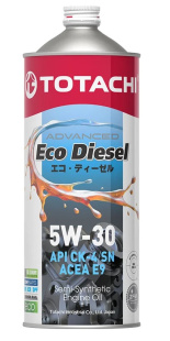 TOTACHI Eco Diesel  5W30  CK-4/CJ-4/SN   1 л (масло полусинтетическое) фото 134668