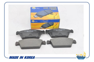 Колодка дискового тормоза перед. BF124 \5520178820000\AMD.  DAEWOO Tico (NIBK.PN9183) (TRW. GDB3108) фото 132132