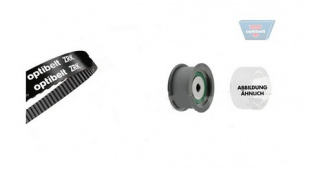 Комплект ремня ГРМ ZRK-KIT KT 1495 00ZA \KT1495\2112100611001\OPTIBELT  ВАЗ 1.5-1.6 16V  136x25 фото 113138