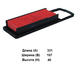 Фильтр воздушный AG 690 \17220PWC000\GOODWILL   HONDA Jazz II  (A-1643) (VIC. A-874V)  (MANN. C3324) фото 116864