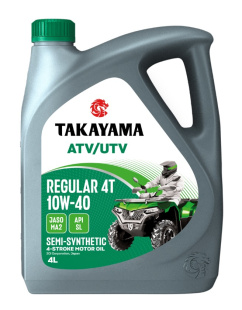 Takayama ATV/UTV Regular 4T 10W40 4л п/с АКЦИЯ -18% фото 137047