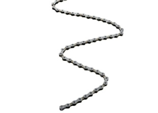 Цепь Shimano, HG601, 11 скоростей, 116 звеньев, пин, совместима с ROAD/MTB/E-BIKE, серебристая. фото 128763