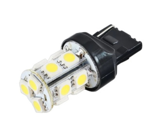 Автолампа диод T20/5(W21/5W)12V13SMD диод ,без цок.2 конт.SKYWAY белая  ( К-КТ 2 ШТ) S08201202 фото 130295