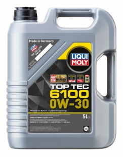 LIQUI MOLY Top Tec 6100 0W-30 SP C2 (5л) Синт-ое мот.масло 20779 фото 129620